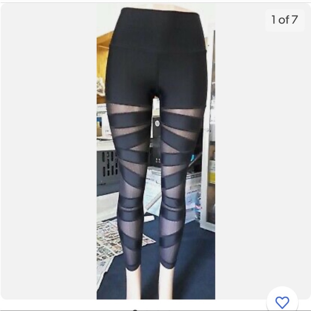 Lululemon tech mesh shine dot leggings